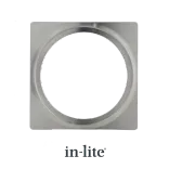 In-Lite PLATE 1 afdekplaat rvs geschikt voor Big Flux - Luna-