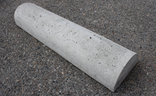 209438 Parkeerstootband 1-zijdig recht 20x12x90cm Grijs