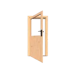 Excellent/Elegant Enkele deur Douglas Glas (losse roedes) Li-Inclusief hang- en sluitwerk