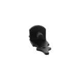 Plaatduim 16-D1 rustica zwart TXT p/stuk-