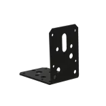 Hoekanker z/rilL 90x90x60mm zwart TXT p/stuk-