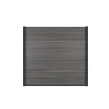 WPC Boston Modern 21x160mm (wb 150mm) 178cm Dark Grey-Geborsteld oppervlak voor een speelse look