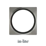 In-Lite PLATE 75 afdekplaat rvs voor Hyve-Fusion-Flux-