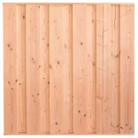 Tuinscherm Doorn 11-planks Douglas fijnbezaagd 180x180cm-Onbehandeld Douglas