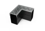 Star Drain 65/100 Hoekstuk - Diamond-Line (RVS-Inox)-Optimale waterafvoer