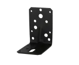 Hoekanker m/ril 90x90x60mm zwart TXT p/stuk-