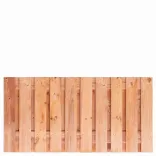 Tuinscherm Breukelen (19+2) Red Class Wood 90x180cm-Red Class Wood geïmpregneerd vuren