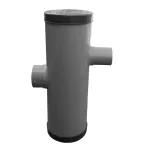 Hydrobl.Zandvangput Pl.Deksel-