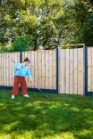 Beton-paal IJssel antraciet diamantkop 10x10x280cm T-model-
