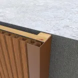 WPC WEO35-60 Alu F-profiel 65x80mm 300cm Cedar-Zorgt voor een nette afwerking