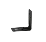 Hoekanker m/ril 90x90x60mm zwart TXT p/stuk-