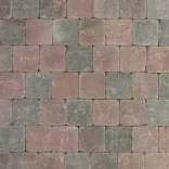 Trommelsteen 15x15x6 rood genuanceerd-Verscheidenheid aan mogelijkheden