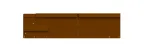 Flexline Hoek Corten 15cm-Gemakkelijk en snel te monteren