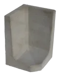 (H) Hoek L-element 60x40x40x8 grijs-Functioneel