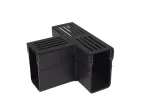 Star Drain 65/100 T-stuk - Premium Zwart (Aluminium)-Verschillende aansluitmogelijkheden