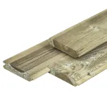 Blokhutprofiel Grenen Groen geimpregn.Geschaafd 2