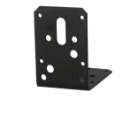 Hoekanker z/rilL 90x90x60mm zwart TXT p/stuk-