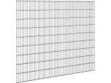 Hillfence metalen scherm dubbele staafmat 250x183cm zwart-Privacy creëren i.c.m. klimplanten