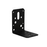 Hoekanker z/rilL 90x90x60mm zwart TXT p/stuk-