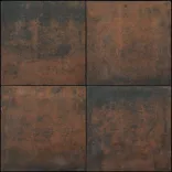 Carré tegel 50x50x5 vlak KOMO nero castano-