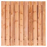 Tuinscherm Breukelen 21-planks (19+2) Red Class Wood 180x180-Red Class Wood geïmpregneerd vuren