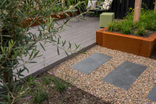 610474 Corten overzetstuk Hoek 170170x450x150mm, 610475 Corten overzetstuk 1500x450x150mm