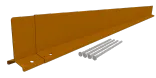 Hardline Borderrand Cortenstaal 15cm lengte 220cm incl. 4 grondnagels en verbindingsset-