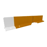 Hardline Hoek Corten 10cm L=50cm-Gemakkelijk en snel te monteren