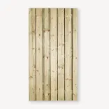 Tuindeur Privacy RVS Inbouwslot Vuren Groen Geimpr 100x190-Groen geïmpregneerd grenen