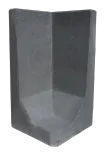 L-Hoekelement 80x40x40 Antraciet-Functioneel