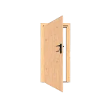 Excellent/Elegant Enkele deur Douglas Dicht Rechtsdraaiend-Inclusief hang- en sluitwerk