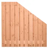 Tuinscherm Breukelen (19+2) Douglas Geschaafd 180/90x180cm-Onbehandeld Douglas