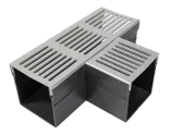 RSSD Aluminium Grijs T-Goot 10x10cm-