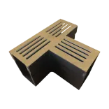 Star Drain 65/100 T-stuk - Roestbruin (Cortenstalen)-Optimale waterafvoer