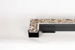 Top Stone 100/100 Lijngoot - Grijs (Aluminium) 100cm-