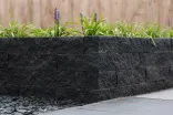 Wallblock Split 12x12x30 Antraciet-Volledig ruw aangezicht