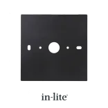 In-Lite Evo Wall Mount afdek/mont.plaatEvoDownWall 230v Dark-