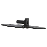 Plaatduim 16-D1 rustica zwart TXT p/stuk-