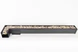 Top Stone 100/100 Lijngoot - Zwart (Aluminium) 100cm-Verschillende aansluitmogelijkheden