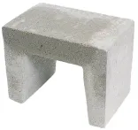 (H) U-element 40x50x40 Grijs-Decoratief product met een robuuste uitstraling