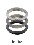In-Lite RING 68 grondspot accessoire RVS voor BOX 1-PLATE 1-