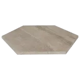 Staptegel Hexagon Cappuccino o60x52x2cm-