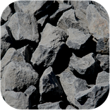 Big bag basalt split 30-60 mm zwart (ca. 1.000 kg)