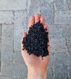 Randafwerking SBR rubbergranulaat zwart 20 kg / 40 lt