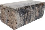 Splitrock hoekstuk 29x13x11 cm grigio camello geknipte kopse kant