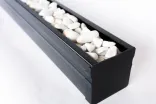 Top Stone 100/100 Lijngoot - Zwart (Aluminium) 100cm-
