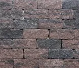 Wallblock Tumble 12x12x30 Brons-Hoge maatvastheid