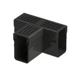 Star Drain 65/100 T-stuk - Zwart (Aluminium)-Optimale waterafvoer