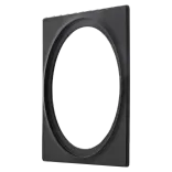 In-Lite PLATE 1 afdekplaat black voor Big Flux - Luna-