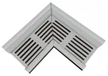 Top Stone 100/100 Hoekstuk - Grijs (Aluminium)-Optimale waterafvoer